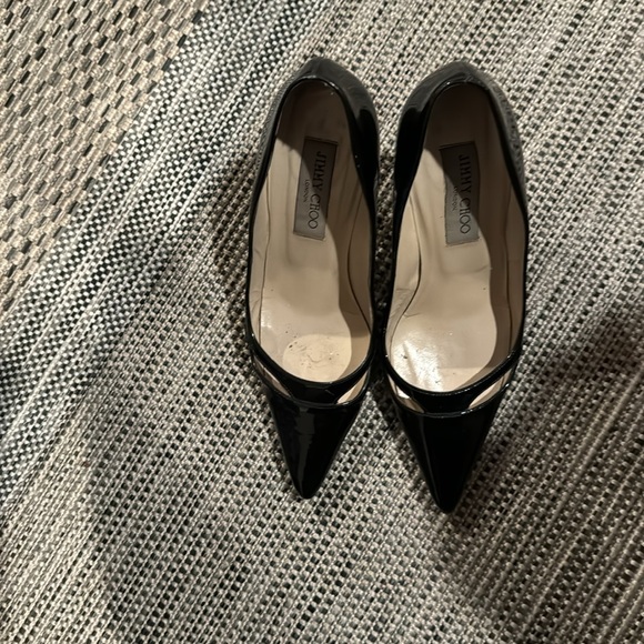 Jimmy Choo authentic patent leather heels with cutouts - Picture 3 of 11
